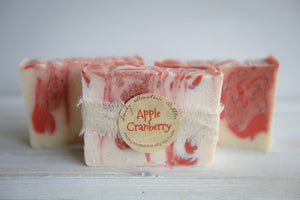 Smoky Mountain Bubbles Apple Cranberry Soap Bar