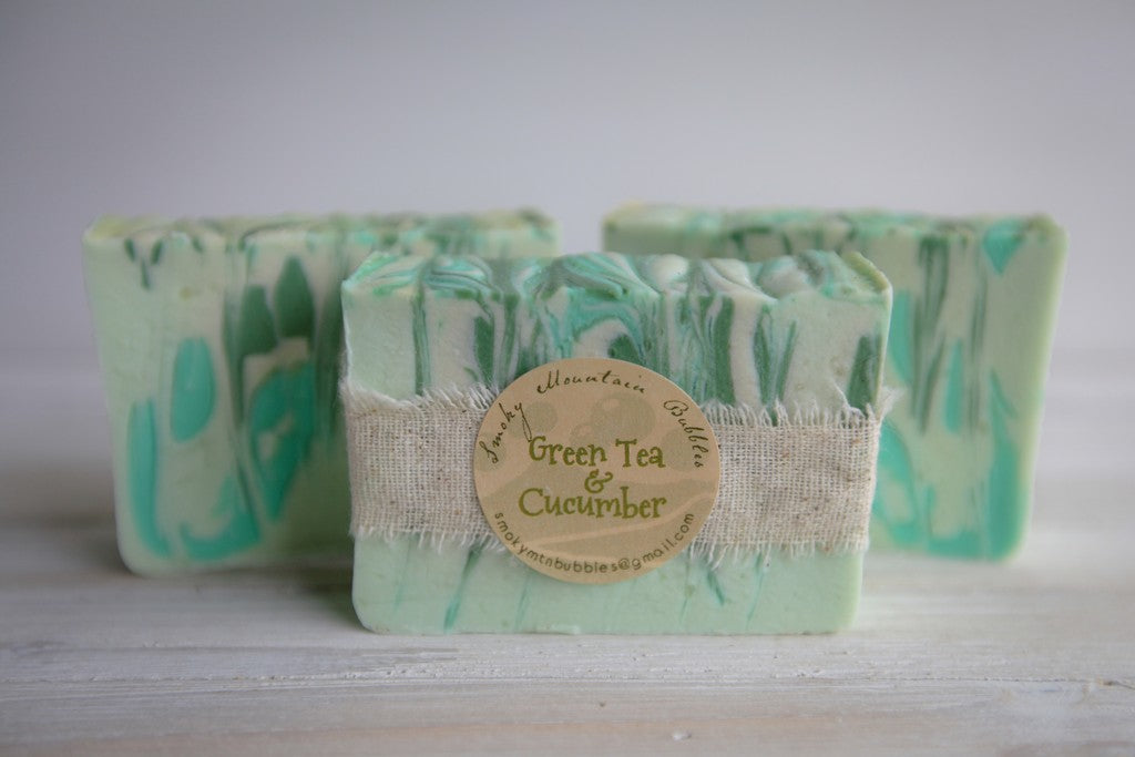 Smoky Mountain Bubbles Green Tea & Cucumber Bar