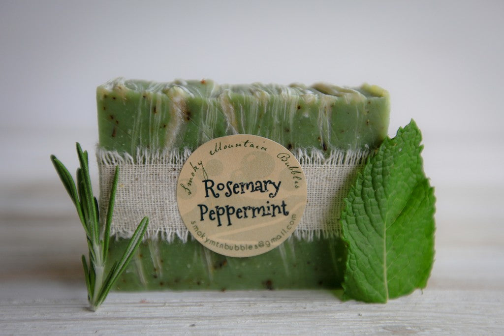 Smoky Mountain Bubbles Rosemary Peppermint Bar