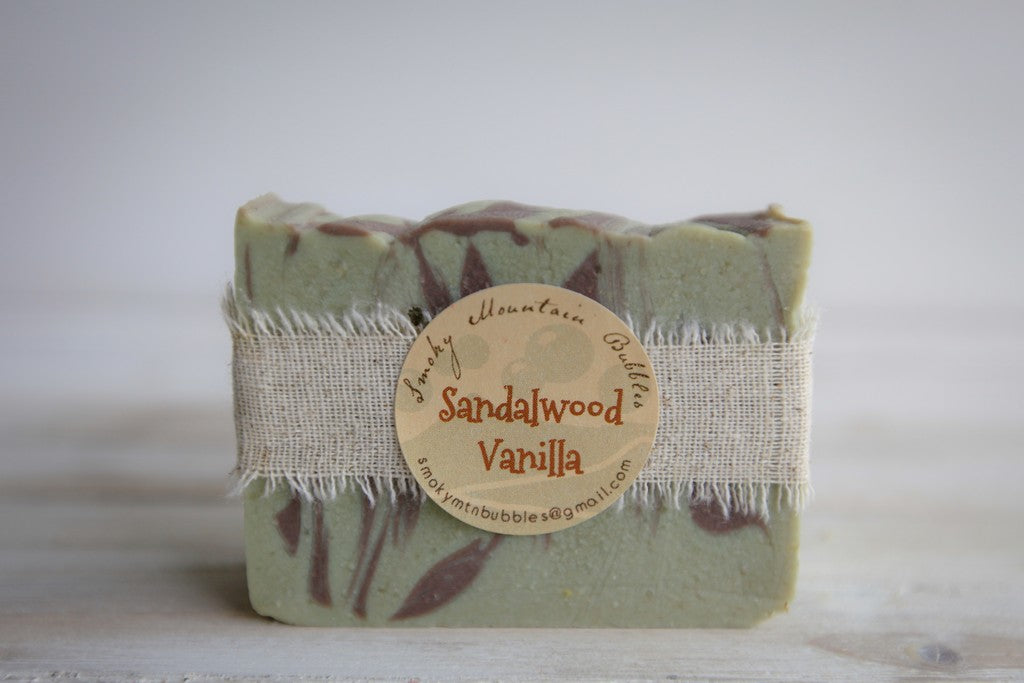 Smoky Mountain Bubbles Sandalwood Vanilla Bar