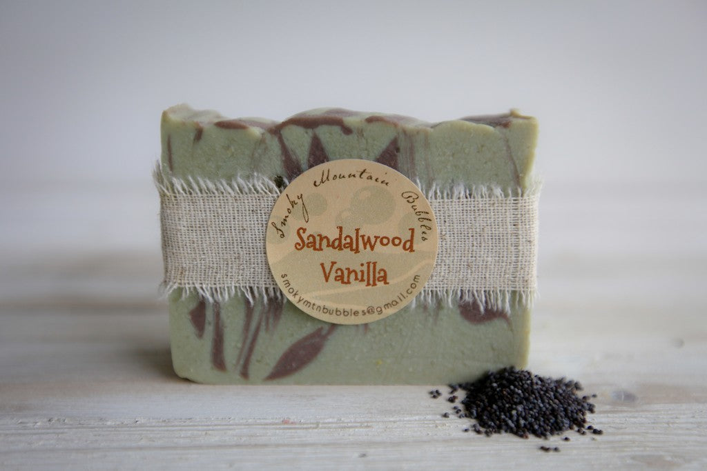 Smoky Mountain Bubbles Sandalwood Vanilla Bar